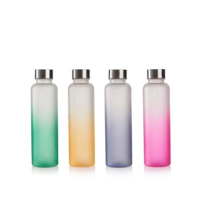 China Viable Recycled Plastic Portable Pp Ball Protein Shaker Bottles 500Ml Watter Drinking Frosted Water Bottle Customized Eco Friendly for sale