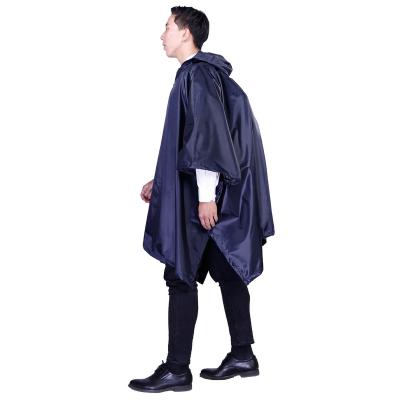 China Plus Size 2021 Polyester Adult Bucket Increasing Outdoor Climbing Three-in-One Square Border Canopy Raincoat Coat Poncho for sale