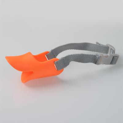 China Anti Viable Plastic Adjustable Sharp Mouth Dog Muzzle For Pet Training for sale