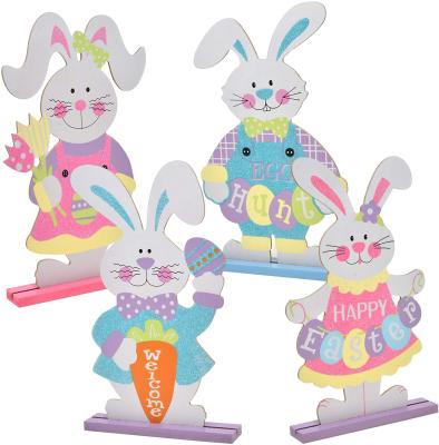 China Fun Easter Table Decor Centerpieces Spring Bunny Centerpiece Sculptures Statues Figurines for Garden Yard Home Outdoor Lawn for sale