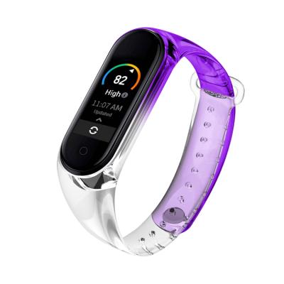 China Straps For Xiaomi MI Band 5/6 Strap For Xiaomi MI Band 5 Wristband Silicone Strap Sport Watch Strap For MI Band 5 Wristband Miband 5 Strap for sale