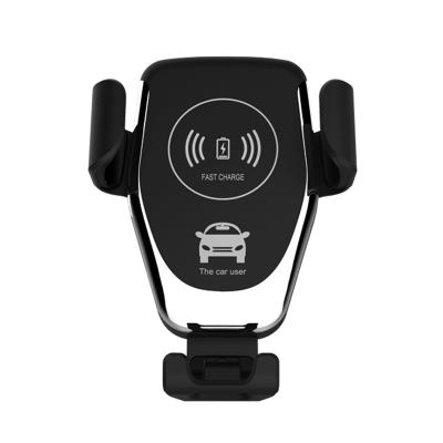 China Multifunctional Qi Universal Magnetic Fast Auto Induction Smart Gravity Car Phone Mount Infrared Sensing Wireless Charger for sale