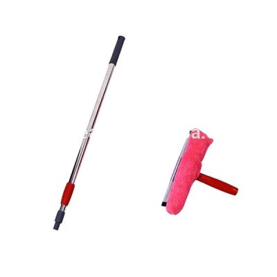 China NEW SUSTAINABLE DESIGN WINDOW SQUEEGEE WITH TELESCOPIC HANDLE, 3 IN 1 WINDOW WASHER SET for sale