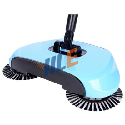 China YILE Hotels Housekeeping Products Hand Push Floor Sweeper As Seen On 360 TV All Round Floor Cleaning Broom for sale