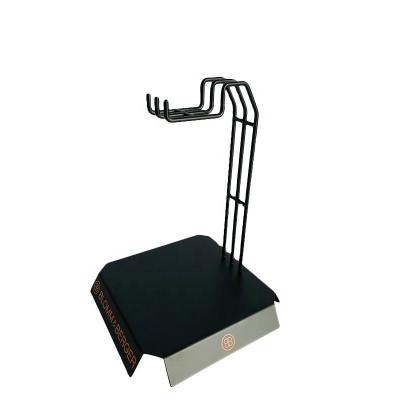 China Custom retail supermarket/retail store earphone stand earphone metal stand headphone display stand/for office table for sale