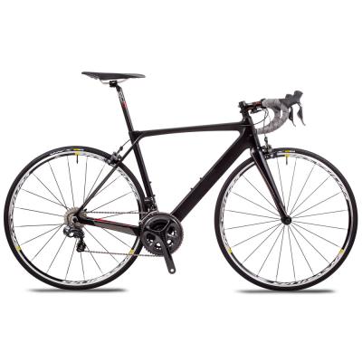 China Full Carbon Fiber Road Bike 38 Black 700C Ultegra Carbon Frame Di2 Groupset Road Bike for sale