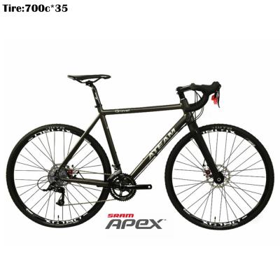 China Carbon Fiber Cyclocross Bike 9 /Super Light 700C Gravel Bike Frame With APEX 11 Gears Cycling for sale