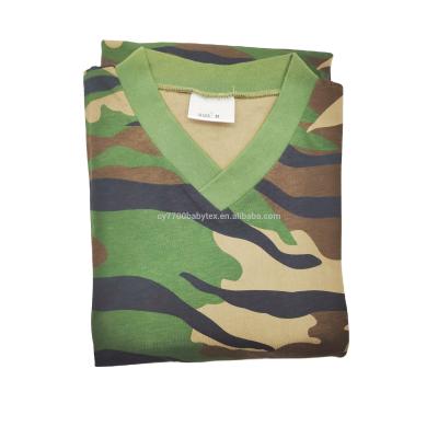 China High Quality Custom Camouflage Camouflage T Shirts Short Sleeve Camouflage T-shirt Men for sale