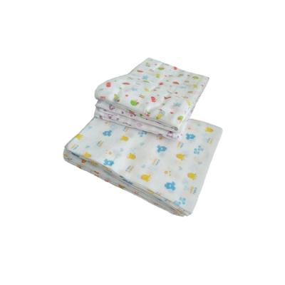 China Plain weave baby diaper manufacturers direct printed reusable muslin diaper gauze cloth diapers in China for sale