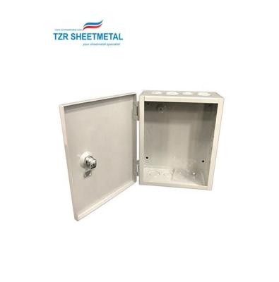 China Industry OEM Service Stamping Housing Shell Small Box Sheet Metal Cover Stainless Steel Cabinet for sale