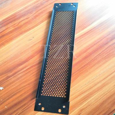 China AL5052 Standard Rack Mount Data Cabinet Flight Case Mesh Vented Blanking Plate 1U/2U/3U/4U/6U for sale