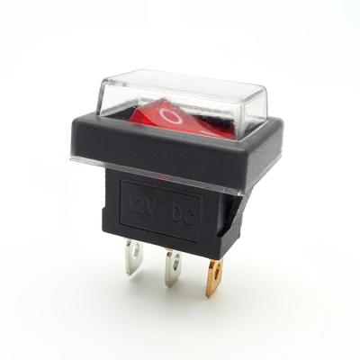 China Rocker switch 101 t125 waterproof electric heating rleil t120/55 kcd1 ON-OFF 10a 250v for sale