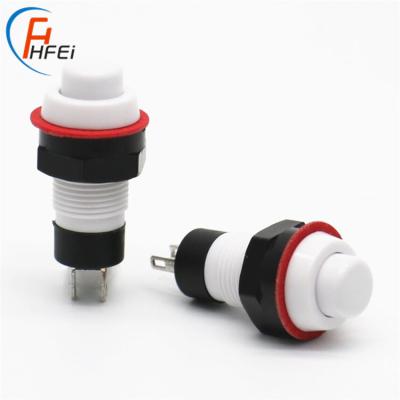 China Mouse ON-OFF Momentary Latch DS-211 213 10mm 2 Pin 120 Volt 12mm Push Button Switch for sale