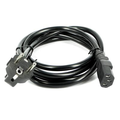 China EU plug industrial ac cord for computer c13 cable 3 pin connector wire harness powercon 3 pin wire connector for sale