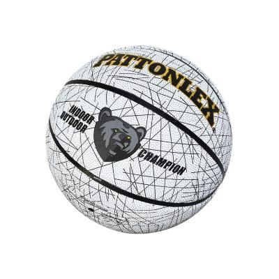 China PATTONLEX Basketball Reflective + Durable Bright Reflective Glow In The Dark Ball Basketball for sale