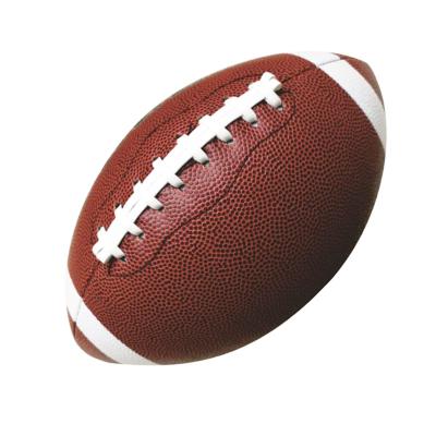 China PATTONLEX Durable High Quality Custom Logo Rubber American Football Ball Size 6 for sale