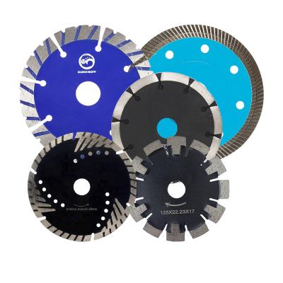 China High Cost Effective Marble Tile BEHAPPY Granite Turbo Segmented Granite Diamond Saw Blade for sale