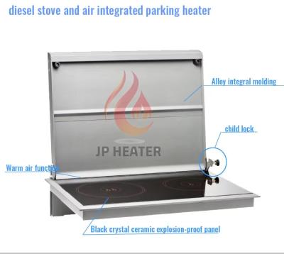 China JP New 2.2kw Diesel Stove With Air Heater Combi UNIT Similar to Wallas for Caravan Boat support Bluetooth control Te koop