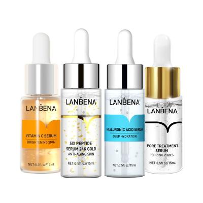 China Skin Revitalizer Vitamin C HA Face Serum Whitening Moisturizing Acne Treatment Repairing Skin Care Wrinkles Anti Aging Serum for sale