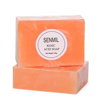 China Wholesale Private Label Basic Cleansing Handmade Skin Whitening Orange Kojic Acid Soap for sale