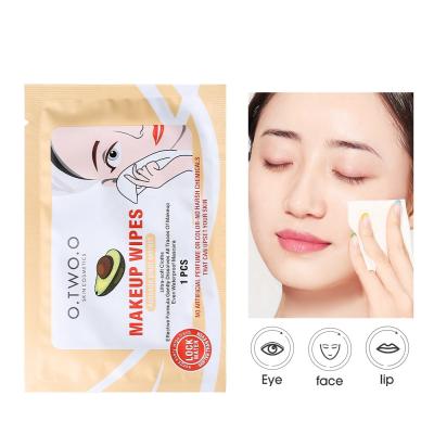 China High Quality Eco-friendly All Natural Portable Cotton Makeup Wipes Disposable Makeup Remover Towel for sale