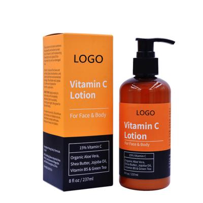 China High Quality Moisturizer Private Label Vitamin C Remove Dark Spots Body Lotion for sale