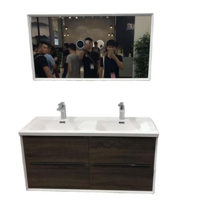 China Modern Cheap Melamine Bathroom Cabinet Double Vanity Bathroom Furniture No8 for sale