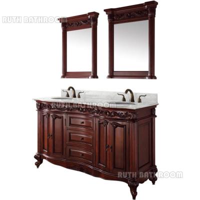 China Modern American Bath Vanity UPC Bathroom Vanities Traditional Bathroom Furniture Factory RU312-60 for sale