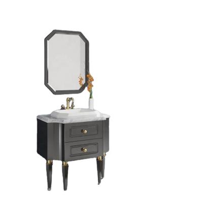 China Modern STAINLESS STEEL BATHROOM FURNITURE Mirror Cabinet Stainless Steel Basin Cabinet for sale