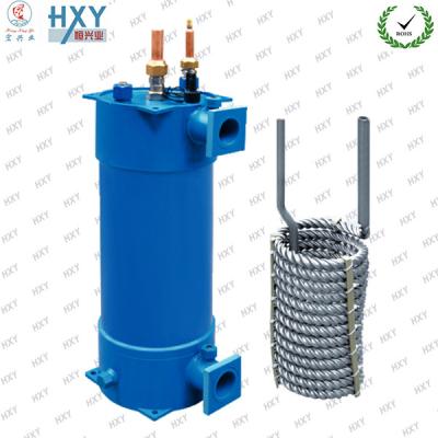 China Hotels titanium sprial tube industrial heat exchanger condenser and evaporator for sale