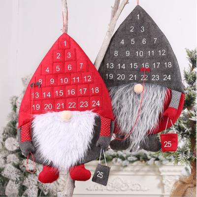 China Wholesale Christmas Calendar Nonwoven Fabrics Christmas Calendar Christmas Calendar for sale