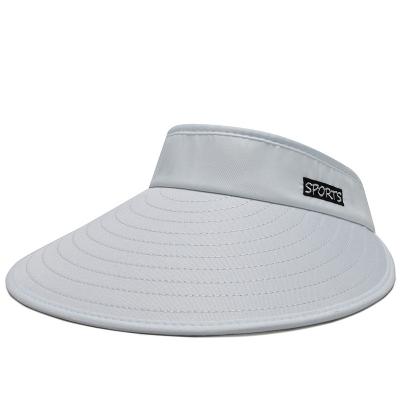 China Character Wide Brim Sun Visor Hat For Women Men Women UV Protection Outdoor Sports Hat Foldable Beach Hats for sale