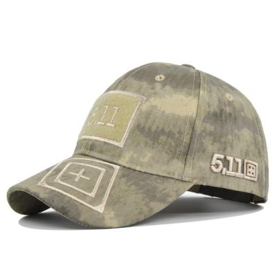 China COMMON Distressed Camouflage Baseball Cap Vintage Washed Jean Hat Distressed Denim Cap for sale