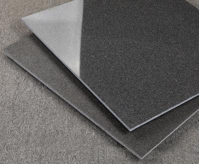 China Modern Super Black Classic Design Full Body Polished Porcelain Tiles for sale