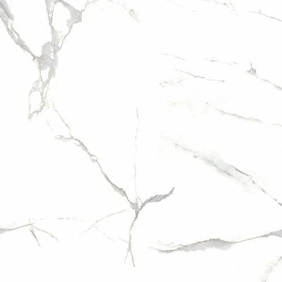 China Factory Wholesale Modern Carrara White Glazed Marble Tiles For Hotel for sale