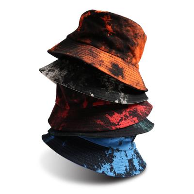 China Luxury Street Style Design Printed Fishing Hat, Custom Tie Dye Bucket Hat for sale