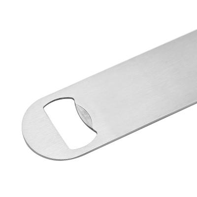 China Factory Wholesale Custom Metal Stainless Steel Empty Beer Bottle Opener Viable for sale