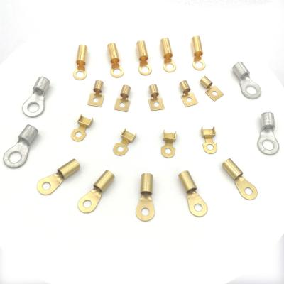 China Home Appliances Electric Power Machinery Processing Custom Brass Wire Connector Terminals for sale