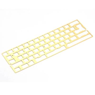 China Custom CNC Metal Parts Copper High Precision Process Keyboard Anodized Alumina Parts for sale