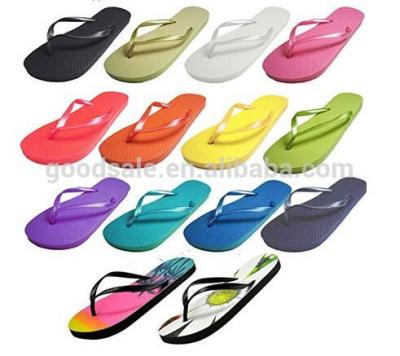 China Promotional cheap price EVA PE lit women girls ladies colorful printed slippers flip flops for sale