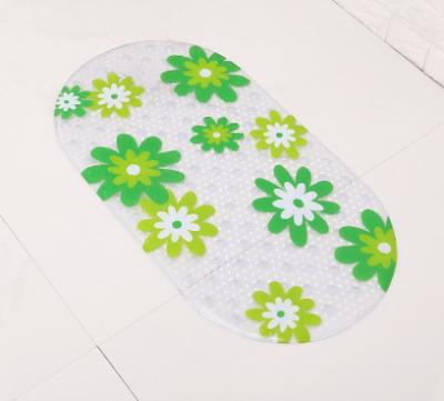 China 69x38cm China Sustainable Classics Sheer Oval Anti-Slip Carpets Bathroom Mat for sale