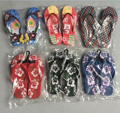 China Deodorization Summer Beach Flower Sandal Home Flip Flops Slippers Beach Women's Flip Flop Slippers for sale