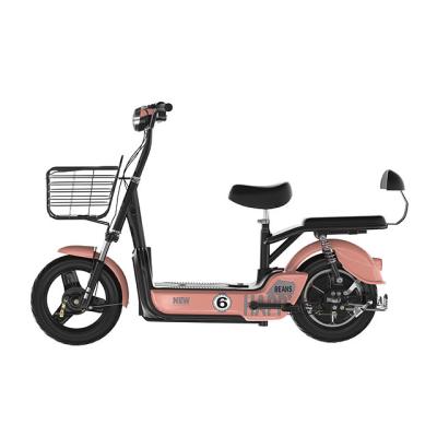 China Steel factory direct sale electric bicycle lithium battery electric city bicycle support customized color for sale