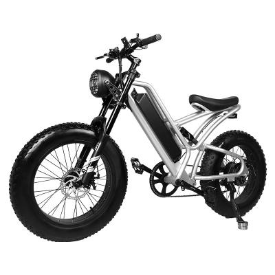 China Factory direct sales aluminum alloy 20 inch snow electric bicycle variable speed folding assisted beach lithium battery mountain bike for sale