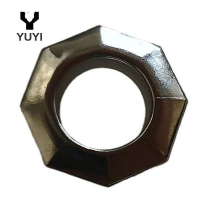 China Luggage Octagon Buckle Metal Brass Buckles Eyelets Buttons For Garment for sale