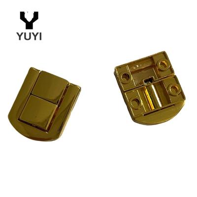 China Antique Wooden Box/Gift Box Fashion Jewelry Box Gold Hasp Latch Lock Latch 20*24mm For Wooden Box Latch for sale