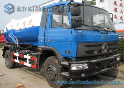 China High Capacity 4 By 2 10M3 10000L Diesel Vacuum Tank Truck 90Km/h for sale