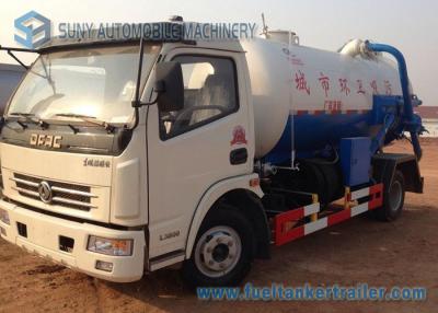 China Dongfeng Q235 Carbon Steel Tank Sewage Suction Tanker Truck 4X2 for sale