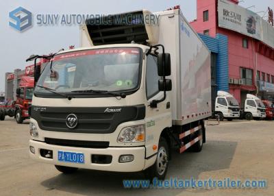 China Foton 6 Wheelers Refrigerated Trailer Aumark 3 Ton Freezer Truck for sale