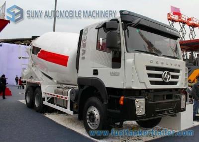 China 12 CBM Ready Mix Truck Iveco Genlyon 380Hp White 480 Litres Water Tank for sale